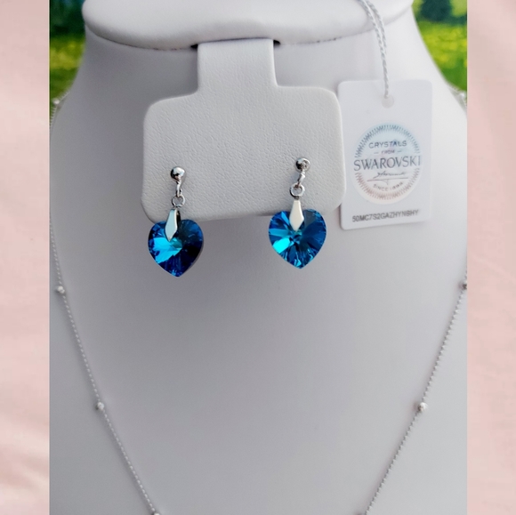 Swarovski Crystal Jewelry Set, 925 Sterling Silver - Picture 3 of 8